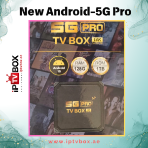 Brand New Android IPTV Box - Unlimited Streaming( 5G Pro)-128GB RAM, 1TB ROM