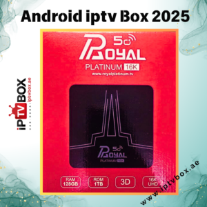 Latest Android iptv Box 2025 -(Royal Platinum 5G) 16k, 128GB RAM, 1TB ROM