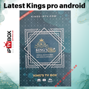 Latest Kings pro Android 14 IPTV Box - 32GB RAM, 512GB ROM, 14K UHD