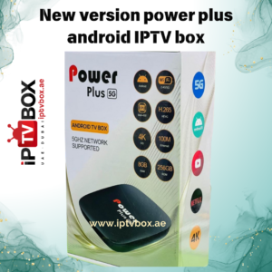 New version power plus android IPTV box- 8GB RAM, 256GB ROM, 4K HD